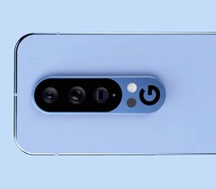 Un Google Pixel 10 Pro en el último render conceptual con un módulo de cámara vertical. (Fuente de la imagen: 4RMD, YouTube)