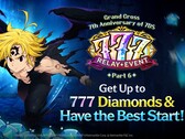 Siete pecados capitales: Grand Cross 7º aniversario Perfect 7 update key art.