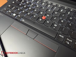 El touchpad así como el trackpoint con botones dedicados