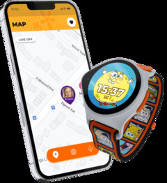 WatchinU lanza el smartwatch NickWatch de la marca Nickelodeon con geofencing y funciones para niños como exclusiva de Walmart. (Fuente de la imagen: WatchinU)