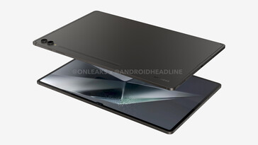 Samsung Galaxy Tab S10 Ultra diseño (imagen vía Android Headlines)