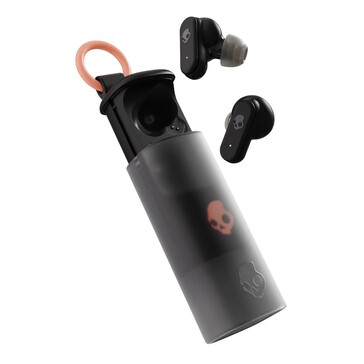 El estuche de carga es alargado (Fuente de la imagen: Skullcandy)