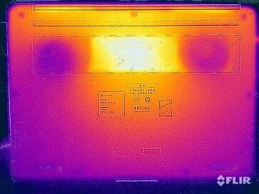 Prueba de resistencia a las temperaturas de la superficie (parte inferior)