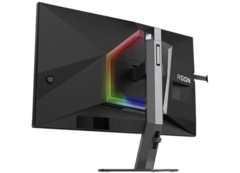 El AOC Agon Pro AG246FK6 cuenta con iluminación Light FX RGB en la parte trasera. (Fuente de la imagen: Especificaciones de pantalla)