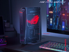 El nuevo ROG NUC combina los procesadores Intel Arrow Lake-HX y la arquitectura Blackwell de Nvidia con tres ventiladores. (Fuente de la imagen: Asus)