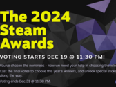 Se han anunciado los resultados de los Premios Steam 2024 (fuente de la imagen: Valve)