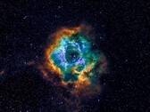 Una imagen que muestra la nebulosa Roseta.
