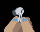Un rumoreado dibujo oficial de los Galaxy Buds3 Pro. (Fuente de la imagen: Android Authority)