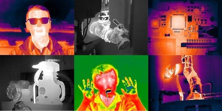 Las cámaras nanotérmicas pueden ver el calor que desprenden los objetos, las personas y las mascotas en forma de luz infrarroja. (Fuente de la imagen: Seek Thermal)