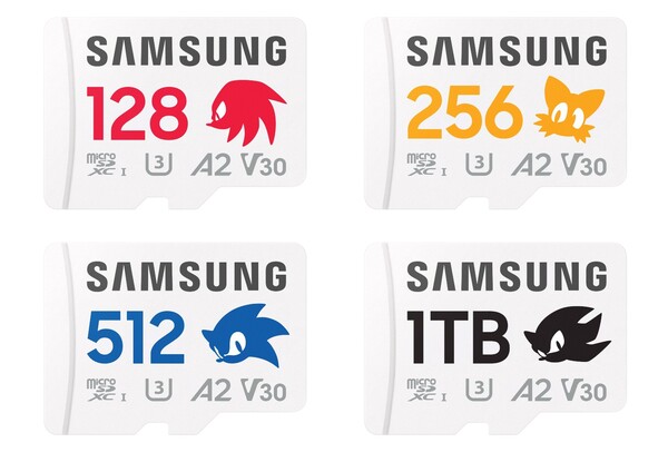 Las tarjetas Sonic the Hedgehog PRO Plus microSD son tarjetas microSD PRO Plus rebautizadas. (Fuente de la imagen: Samsung)