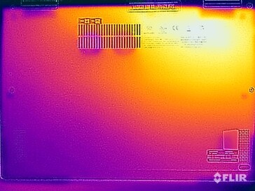 Prueba de esfuerzo de temperaturas superficiales (abajo)