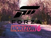 Banner de Forza Horizon 6 mostrando una carretera japonesa