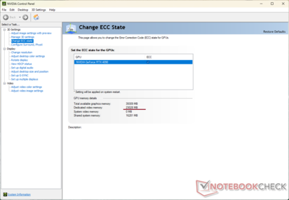 1.se asignan 5 GB de VRAM para ECC