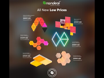 Reducción de precios de Nanoleaf SmarterLife (Fuente de la imagen: Nanoleaf)