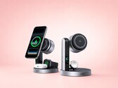 El nuevo cargador 3 en 1 combina carga Qi2 de 25 W, pantalla y compatibilidad con el Apple Watch.