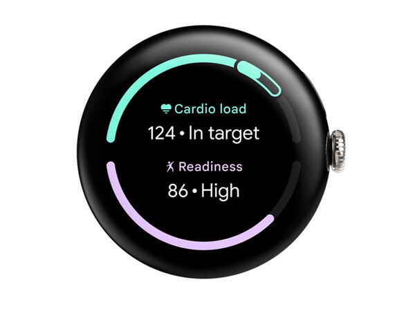 Las métricas de carga cardiovascular y carga objetivo estarán disponibles como complicaciones en el Pixel Watch y el Pixel Watch 2. (Fuente de la imagen: Google)