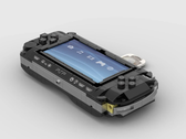 Arte conceptual renderizado para la Lego PSP 1000 con un disco UMD