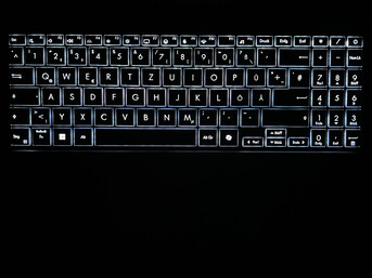 Retroiluminación de teclado RGB (por ejemplo en blanco)