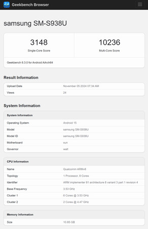 (Fuente de la imagen: Geekbench)