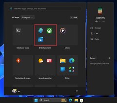 Categorización automática de aplicaciones en el menú Inicio de Windows 11 (Fuente de la imagen: Windows Latest)