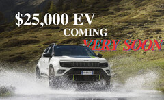 El próximo EV de Jeep puede ser muy similar al Avenger EV que se vende actualmente en Europa, pero Jeep puede necesitar aumentar la autonomía para que tenga sentido para los conductores estadounidenses. (Fuente de la imagen: Jeep - editado)