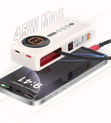 La carga USB con cable ofrece hasta 45 vatios (Fuente de la imagen: Sanjinzy)