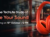 El Techlife Studio H1 en colorway Crimson Beats (Fuente de la imagen: Realme)