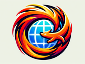 Logotipo artístico del navegador Firefox (Fuente: imagen generada por DALL-E 3)
