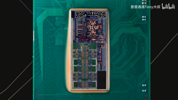 Intel Core Ultra 9 285K: Die shot (Fuente de la imagen: Tony Yu en Bilibili)