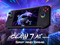 El MSI Claw 7 AI+ Plus debería representar una actualización decente sobre el actual MSI Claw. (Fuente de la imagen: MSI)