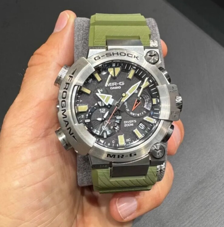 Imagen filtrada del próximo reloj de buceo G-Shock MRG-BF1000RG. (Fuente de la imagen: Great G-Shock World)