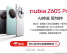 El Nubia Z60S Pro tendrá probablemente una batería de 5100 mAh y funciones de IA, según la imagen promocional. (Fuente: ITHome)