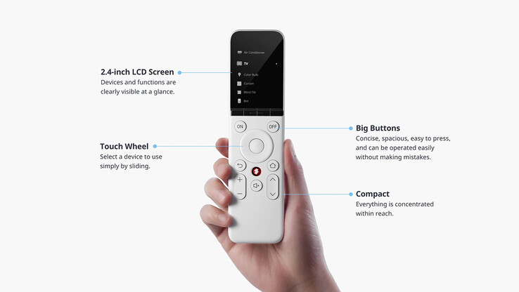 Diseño del mando a distancia (fuente de la imagen: SwitchBot)