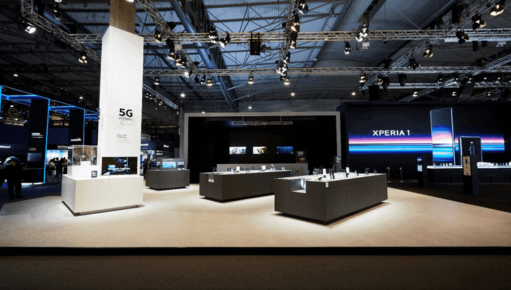 Sony Mobile y Xperia 1 en el MWC 2019. (Fuente de la imagen: Jack Morton)