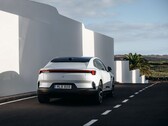 Una imagen de la parte trasera del Polestar 4 Coupé
