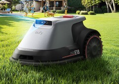 El primer robot cortacésped de Anker, el Eufy E18, se lanza para la temporada de jardinería de 2025. (Fuente de la imagen: Eufy)