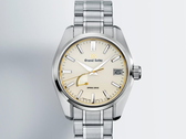 El Grand Seiko SBGA519 sobre un fondo degradado.