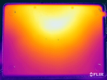 Prueba de tensión de temperaturas superficiales (abajo)