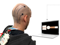 Unos investigadores desarrollan un método para imprimir en 3D tatuajes de EEG en la cabeza para el control remoto de dispositivos electrónicos. (Fuente de la imagen: Vasconcelos et al. en Cell Biomaterials)