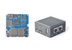 La NanoPi R2S Plus está disponible con y sin carcasa metálica. (Fuente de la imagen: NanoPi)