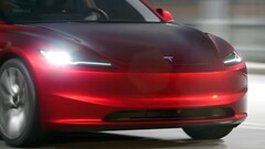 faros del Model 3 2024 (Fuente de la imagen: Tesla/YT)