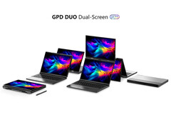 El GPD Duo estará disponible con las APU Zen 4 o Zen 5 de AMD. (Fuente de la imagen: GPD)