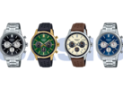 De izquierda a derecha, Casio Edifice EFR-575D-1A, EFR-575CL-3A, EFR-575L-7A y la EFR-575D-2A. (Fuente de la imagen: Casio)