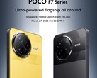 La serie Poco F7 se lanza el 27 de marzo. (Fuente de la imagen: Xiaomi)