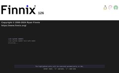 Pantalla de arranque de Linux en vivo Finnix 126 (Fuente de la imagen: Finnix Blog) 