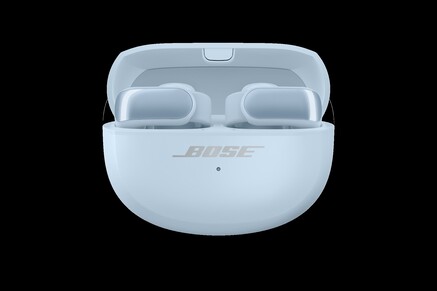 Auriculares Bose Ultra Open - Azul piedra de luna. (Fuente de la imagen: @MysteryLupin)