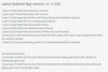 El registro de cambios de la versión 1.11.220 de la aplicación Mammotion para los usuarios de Android. (Fuente de la imagen: Mammotion)