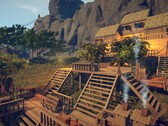 Una imagen que muestra un edificio de «Survival: Fountain of Youth», actualmente a la venta en Steam.