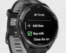 La aplicación Garmin ComingUp puede utilizarse para gestionar listas de tareas en su smartwatch. (Fuente de la imagen: Garmin)