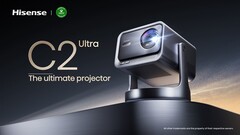 El proyector láser Hisense C2 Ultra 4K. (Fuente de la imagen: PR Newswire)